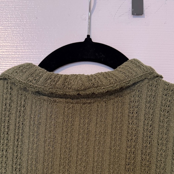 Madewell Olive Green Sleeveless Knit Top Women Size XL - Picture 9 of 9